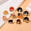 Insignia de Dibujos Animados Chainsaw Man Broche Eléctrico Pawa Decoraciones para Mochila Marchma Chain Saw Man Accesorios Metálicos