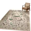 Alfombra de Piso de Terciopelo de Cristal con Diseño de Mariposa y Insecto para Sala de Estar, Alfombra Antideslizante Resistente al Desgaste para Área Grande, Alfombra Aislante