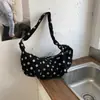 Bolso Retro de Lunares para Mujer 2026 Nueva Moda Bolso Dumpling Versátil Bolso de Hombro y Axila Bolso Casual para el Trabajo para Mujer