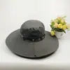 Chapéu de Sol de Montanhismo Novo Estilo de Verão, Gorro para Exterior, Chapéu de Pescador, Aba Larga de 13cm, Chapéu de Sol com Proteção Solar Masculino, Chapéu de Sol Feminino