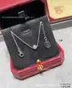 Alemania 2026 Modelo Más Vendido V Oro Versión de Alta Gama Collar Ufo Cartier Pendientes de Diamante Único de 18 Puntas Pulsera Plata Tallada con Precisión CNC