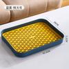 Estante para Tazas de Agua Artefacto para Tazas de Té Estante de Almacenamiento Doméstico Almacenamiento de Juego de Té Bandeja de Drenaje Almacenamiento de Escritorio Estante para Tazas de Café