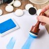 Nuevo Producto Transfronterizo Mango de Madera Sello de Esponja para Colorear Almohadilla de Tinta para Diario DIY Materiales para Difuminar Herramientas para Colorear Venta al por Mayor