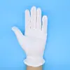 Guantes de Algodón Blancos Transpirables de Nuevo Estilo, Engrosados para el Trabajo, Guantes de Algodón Blancos Resistentes al Desgaste, Guantes Libres de Polvo para Etiqueta de Joyería, Personalizables