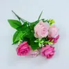Hengfang Fabricante de Flores Artificiales Venta Directa de Rosas Artificiales, Varios Tipos de Flores Decorativas Artificiales, Accesorios para Fotografía, Manojos Pequeños de Flores al por Mayor