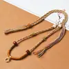 Cordón para Collar de Cuerda de Algodón Retorcida a Mano Estilo Tíbet, Joyería de Cera de Abejas, Amuleto Budista, Cuerda para Thangka, Cordón para Accesorio Hecho a Mano, Cuerda para DIY