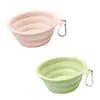Cuenco Plegable para Perro Cuenco de Silicona para Mascotas Cuenco para Perro Cuenco Portátil para Beber al Aire Libre Cuenco de Agua para Exteriores Cuenco de Comida para Perro