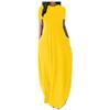 Vestido de una pieza holgado de cuello redondo, manga corta y talla grande, color liso, popular en Amazon para mujeres europeas y americanas.