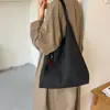 Bolso tote tejido de gran capacidad para mujer, nuevo estilo otoño 2026, bolso casual para ir al trabajo, madre e hija, bolso de hombro versátil