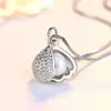 Collar de Plata de Ley S925 Estilo Coreano Moda Exquisita Collar de Perla de Concha Cadena para Clavícula de Mujer Joyería Elegante Versátil de Plata de Ley