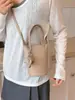 Bolso pequeño de diseño nicho transfronterizo 2026 nuevo modelo bolso tipo cubo para mujer, bolso de hombro único cruzado estilo japonés y coreano para el día a día