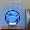 Lámpara de Noche de Pintura de Arena Movediza 3D Adornos de Reloj de Arena Dinámico Luz Ambiental Regalo de Vacaciones Adornos de Decoración para Escritorio de Dormitorio en Casa