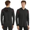 Ropa de Fitness con Capucha Transfronteriza de Amazon para Hombre, Ropa de Entrenamiento de Alta Elasticidad de Secado Rápido para Primavera y Verano, Ropa Deportiva Ajustada para Correr