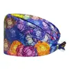 Gorro de Trabajo para Clínica Transfronteriza, Gorro Quirúrgico de Copa Redonda, Gorro sin Visera para Personal Médico, Gorro con Amarre Trasero, Gorro Protector