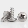 En Stock Tornillos Autorroscantes de Acero Inoxidable 304 en Forma de Cruz de Cabeza Plana Grande con Cola Plana Tornillos Autorroscantes Pequeños Tornillos Pequeños
