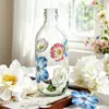 Fornecimento Exclusivo Transfronteiriço da Amazon de Adesivos Retro para Diário de Pet Dança das Flores, Materiais Florais para Diário, Adesivos DIY Atacado