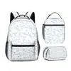 2025 Nova Mochila Escolar de Grande Capacidade Kuromi Mochila Masculina e Feminina Moda Desenho Animado Mochila para Computador Dropshipping