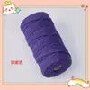 Cuerda de algodón trenzado 3mm 4mm de colores tapiz hecho a mano degradado color sólido cuerda de algodón material para colgante de coche cuerda para tejer diy hilo de algodón