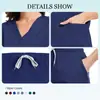 Lavagem à mão de roupas masculinas e femininas secagem rápida roupas de trabalho de enfermeiro oral médico roupas de trabalho de hospital de animais de estimação manga curta novas roupas cirúrgicas