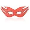 Comercio Exterior En Stock Sm Productos para Adultos Máscara de Ojos de Cuero Blackout con Tachuelas, Accesorios Eróticos de Provocación, Accesorios para Juegos de Halloween