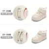 Zapatos para Caminar Infantiles Balabala, Zapatos de Bebé para Niños y Niñas, Tenis de Suela Gruesa con Forro de Felpa Añadido para Otoño e Invierno, Zapatos Infantiles Cómodos
