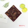 Pañuelo de hombre jacquard poliéster seda flores hojas explosiones variedad multicolor toalla de bolsillo para hombre al por mayor