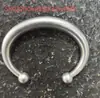 Pulseira de Aço Inoxidável Personalizada, Anel Redondo Vazado Retrô Liso de Alta Qualidade, Pulseira Feminina, Pulseira, Joias de Aço Titânio