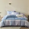 Modelo Nuevo 2026 Juego de Cama de Cuatro Piezas 100% Algodón Puro Cepillado