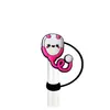Nuevo Tapón de Paja Médico Tapón de Polvo 10mm Cubierta de Paja de PVC Clip Hebilla Decorativa Tapa Elegante