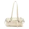 Bolsa de Tote Estilo Chica Dulce-Cool Picante Coreana para Mujer Verano 2026 Retro Nicho Estilo Motocicleta Bolsa de Hombro Cruzada para Viajar
