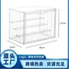 Caja de almacenamiento transparente mini invernadero con orificios de ventilación personalizables, caja de almacenamiento a prueba de polvo para figuras, caja de exhibición acrílica de caja sorpresa