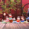 Serie Tang Xiaohuan Adornos de Canción Larga Espléndida Marea Nacional Vintage Decoraciones para el Hogar Artesanía de Resina Pequeños Regalos Venta al por Mayor