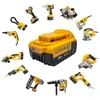 Para herramientas eléctricas Dew Dewei, batería de litio de 20V, 6000mAh, DCB205/DCB200D, taladro de mano