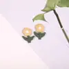 Acessórios de Decoração para Bolsas Femininas Flores Bordado em Computador Adesivos de Tecido Série Flor de Folha Mini Adesivos de Flor Pequena