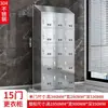 Armario para Personal de Acero Inoxidable con Parte Superior Inclinada, Gabinete de Almacenamiento Multipuerta para Fábrica de Alimentos, Sala Limpia, Desinfección, Baño, Vestuario
