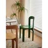 Cadeira de Jantar Simples Nórdica de Madeira Maciça Estilo Antigo Meio para Casa Cafeteria Sala de Estar Cor da Cadeira de Jantar Rey Cadeira para Loja de Chá com Leite
