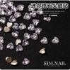 Novos Ornamentos de Diamante de Manicure Mini 2MM Fundo Plano Invertido Quadrado Zircon Super Flash Multi-corte Pêssego Coração Unhas Adesivos Ornamentos