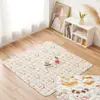 Alfombra Gruesa de Algodón Puro para Gatear Bebés, Alfombra Antideslizante para Siestas en Dormitorios, Alfombra de Juego para Niños