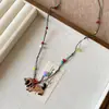 Accesorios de Collar de Diseño de Nicho Estilo Coreano para Mujer 2025 Nuevo Lindo Versátil Colgante Cadena de Suéter Accesorio para el Cuello de Moda