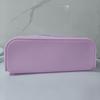 Novo Estojo de Silicone de Grande Capacidade Cor Sólida Papelaria para Estudantes Armazenamento Bolsa Escolar Estojo Retangular Cosméticos