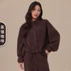 Nueva Chaqueta Deportiva de Forro Polar Holgada para Otoño e Invierno para Mujer, Sudadera Gruesa de Forro Polar, Prenda Superior Cálida de Forro Polar