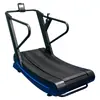 Cinta de correr curva para gimnasio comercial, cinta de correr aeróbica mecánica autoimpulsada sin motor para interiores