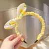 2024 Nuevo Estilo Coreano Diadema Infantil Diadema Verde Pinza para el Cabello Accesorio para el Cabello de Niñas Linda Súper Adorable Adorno para la Cabeza de Año Nuevo