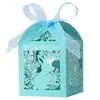 Caja de Dulces Láser Huevo de Pascua Australiano Caja de Dulces para Favores de Boda Caja de Empaque de Chocolate Hueco de Conejo