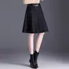 Moderna falda plisada de cuadros para mujer, nueva colección otoño 2026, de cintura alta, corte A, elegante, adelgazante y rejuvenecedora, moderna