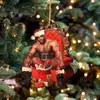 2026 Adornos Navideños Divertidos de Venta Caliente Europeos y Americanos Decoraciones Creativas para Árbol de Navidad Colgantes para Coche