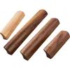 Manija de puerta de gabinete de madera maciza estilo japonés nogal Haya estilo nórdico crema para gabinete de vino armario cajón manija larga