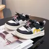 Tenis Bajos para Niña 2026 Primavera Nuevos Estilo Coreano Zapatos de Princesa de Dibujos Animados Suela Suave Zapatos Deportivos para Niños de Edad Media y Mayores