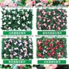 Parede de Fundo com Flores para Casamento Simulação de Parede de Flores Gramado Loja de Shopping Janela Porta Cabeça Decoração de Jardim Parede de Plantas Simulação Flor Artificial
