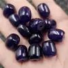 Pedra Quartzito Jade Roxo Profundo Contas Soltas Tubo Reto Coluna Reta Cilindro Reto Acessórios para Joias DIY Contas